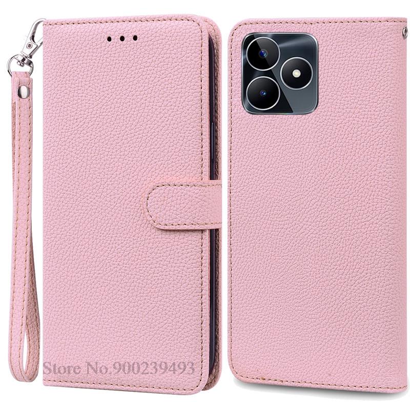 Pouzdro peněženka/flipový kryt z umělé kůže pro Realme C53, pouzdro z umělé kůže pro OPPO Realme C53 C 53, pouzdro na telefon Realme C53, pouzdro a kryt