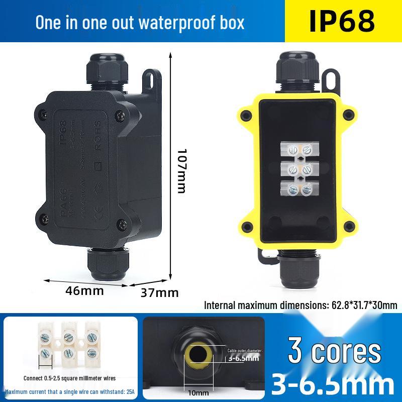 IP68 Waterproof Outdoor Junction Box with Terminals for Street Lights