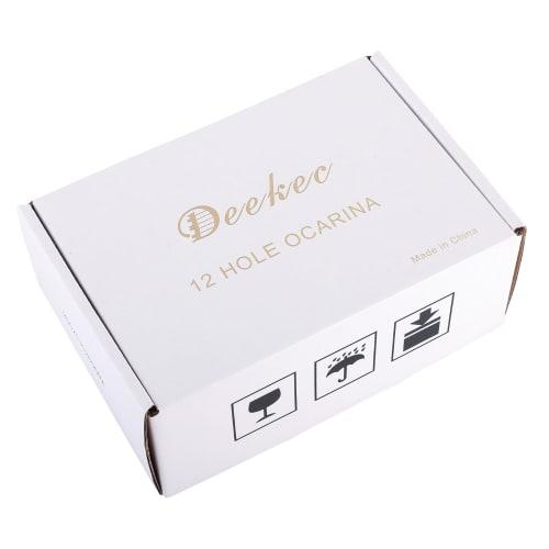 Deekec Songbook Display and 12-Hole Alto C Ocarina Legend of Zelda with Protective Bag Stand, Blue