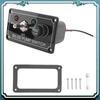 Premium DC 12V Fused Marine Bilge Pump Switch Panel With LED Indicator Light Manual/Off/Auto 3-Way Toggle Switch