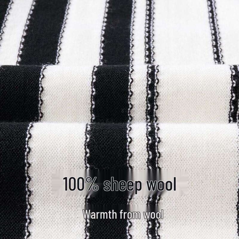 Giovanni Valentino Women's Colorblock Stripe Wool Knit Cardigan