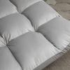 Floor Chair, Foldable, with Lounging Function, Adjustable Backrest, Padded, for Watching TV, Reading, Meditation, Lazy Sofa, Home, Grey