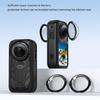 Black Silicone Body Case for X6 Action Camera, Flexible Open-Frame Cover for Everyday Handling, Control Access and Storage