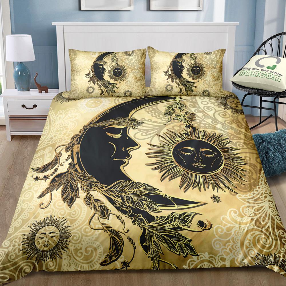 3D Printing Ramadan Bedding Set Moon Theme Duvet Cover Single/double Bed Teens Adults Cover Gift