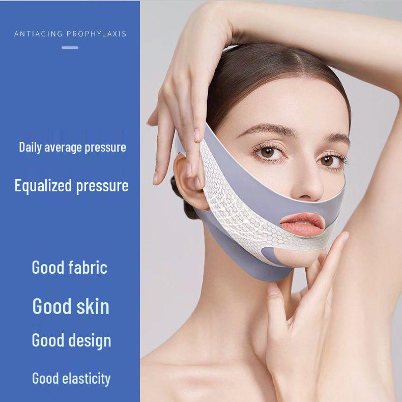 Far-Infrared Face-Shaping Bandage & Firming Mask: Rapid Lift & Double Chin Reduction