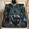 Chainsaw Man posterPrint Flannel Blanket, High quality Comfortable for All Seasons, Home Decor, Warmth and Comfort