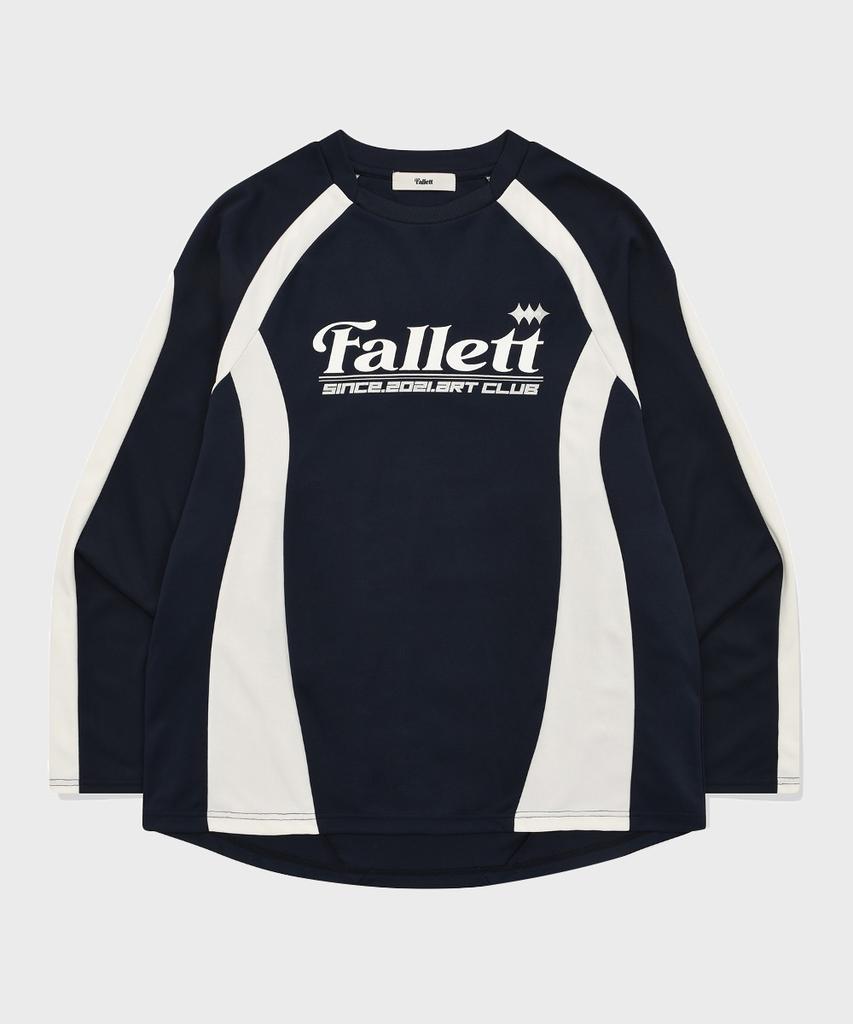 FALLETT Sports Club Football Jersey Long Sleeve Navy