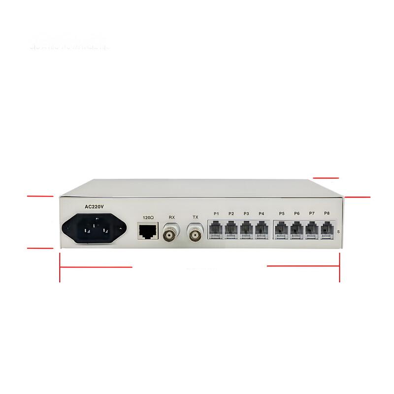JiYin E1 to Ethernet and 8-Port Voice PCM Multiplexer