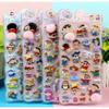 New Thick Soft Cute Butt Pinch Stress Relief Sticker, Crayon Shinchan Three-dimensional Foam Decorative Sticker