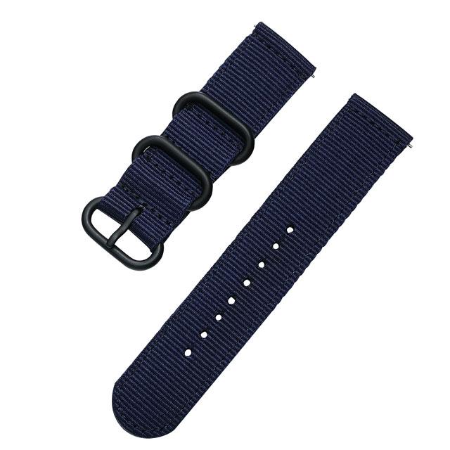 Classic Woven Breathable Nylon Strap for Samsung Galaxy Watch 5 4 Pro 3 Band  for Amazfit 18mm 24mm 22mm 20mm Fabric Classic Watch Band