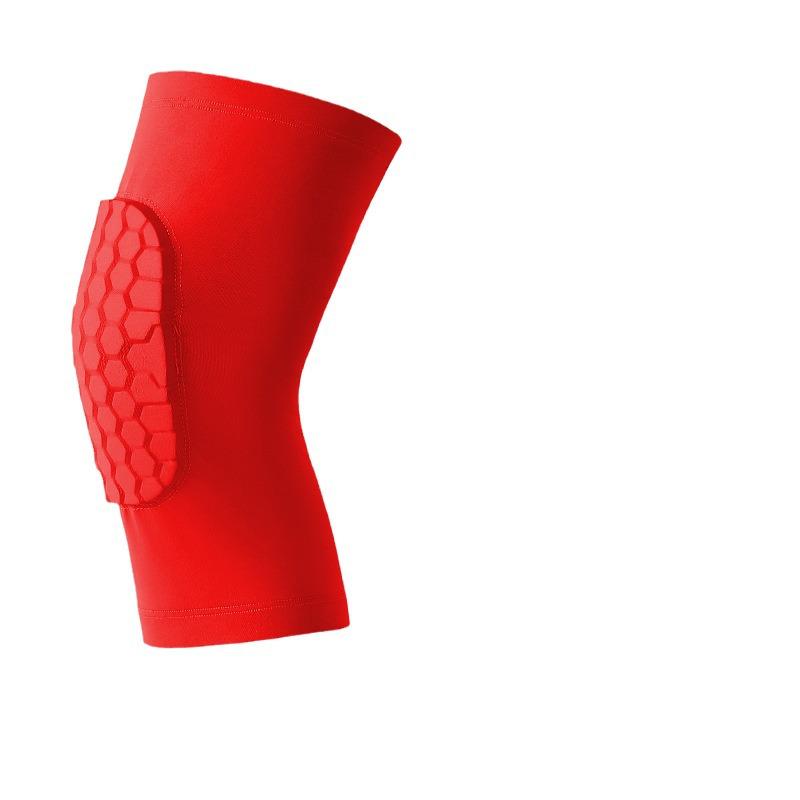 Kurze Basketball-Knieschoner, Anti-Aufprall-Wabenmuster für Kinder und Erwachsene, Outdoor-Schutzausrüstung für Männer