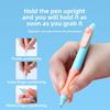 LANGUO ST Tip Retractable Gel Pen for Kids Ergonomic Grip Writing Friction Erasable Blue Black Ink Stationery School Supplies
