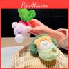 Carrot Jinnew Corn Tomato Scream Vegetable Animal Plush Pendant Keychain