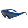 Vintage Trendy Technological Punk Goggles Women Men Futuristic Sun Eyeglasses For Outdoor Use Lady Man Glasses UV Protection 400