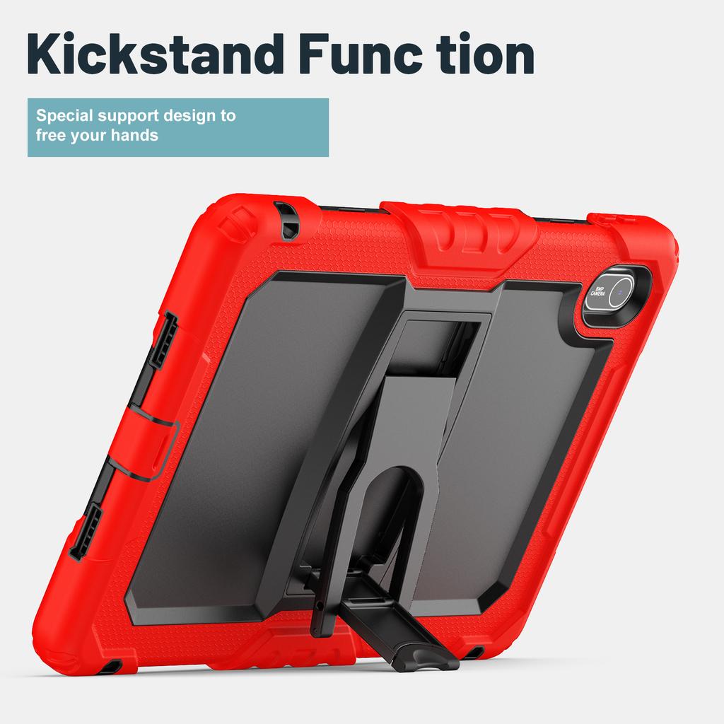 For Huawei MatePad SE 11 Case Kickstand PC + Silicone Shockproof Tablet Cover with Shoulder Strap