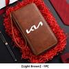 SUMB3 Car Driver License Purse Credit Card ID Holder Zipper Wallet Sticker For KIA K5 K2 Optima Spectra Niro Cadenza Sephia Carens