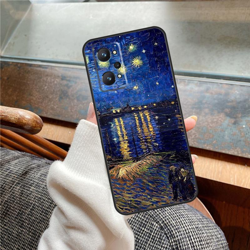 Paintings Starry Night Van Gogh Case For Realme 13 Pro Plus 11 12 14 C71 C75 C55 C51 C53 C25 C63 C61 C65 C67 GT6 GT7 15 Pro