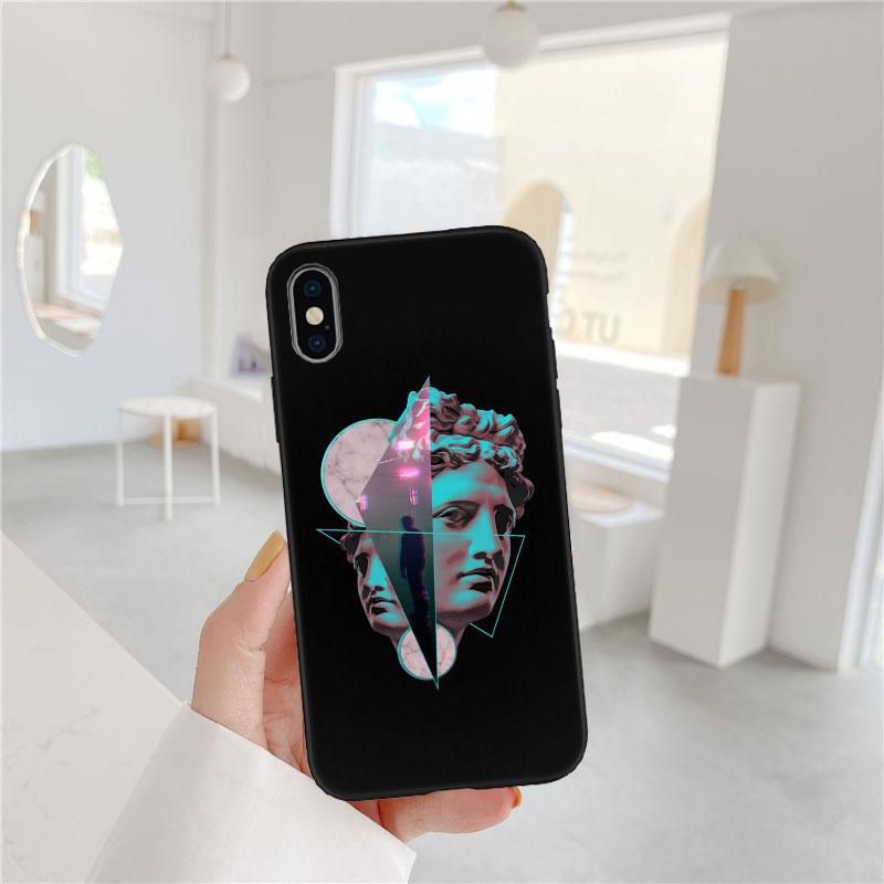 PP25 David Statue funny Soft Shell Phone Case for OPPO A3 Pro A72 A74 A76 A77 A77S A78 A79 A94 A95 A18 A40M A58