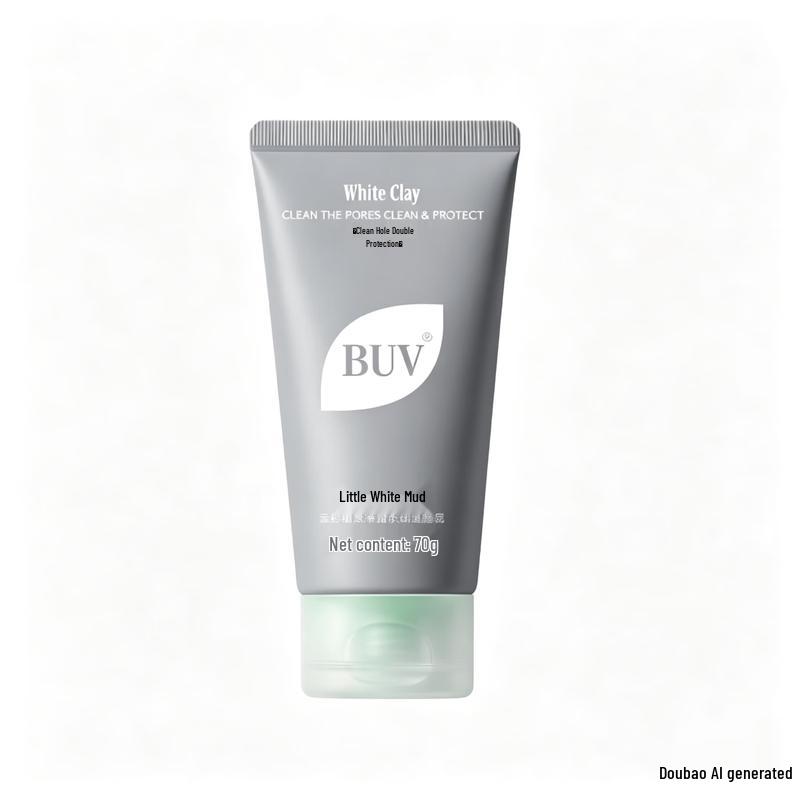 BUV White Mud Arbutin Deep Cleansing Facial Cleanser
