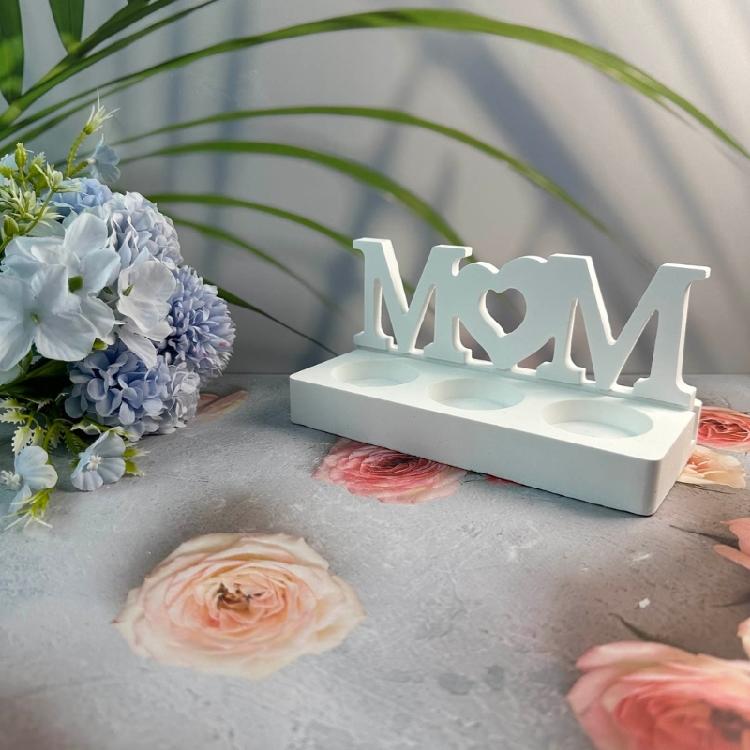 Candle Holder Molds with Base for Crafting Candle Holder