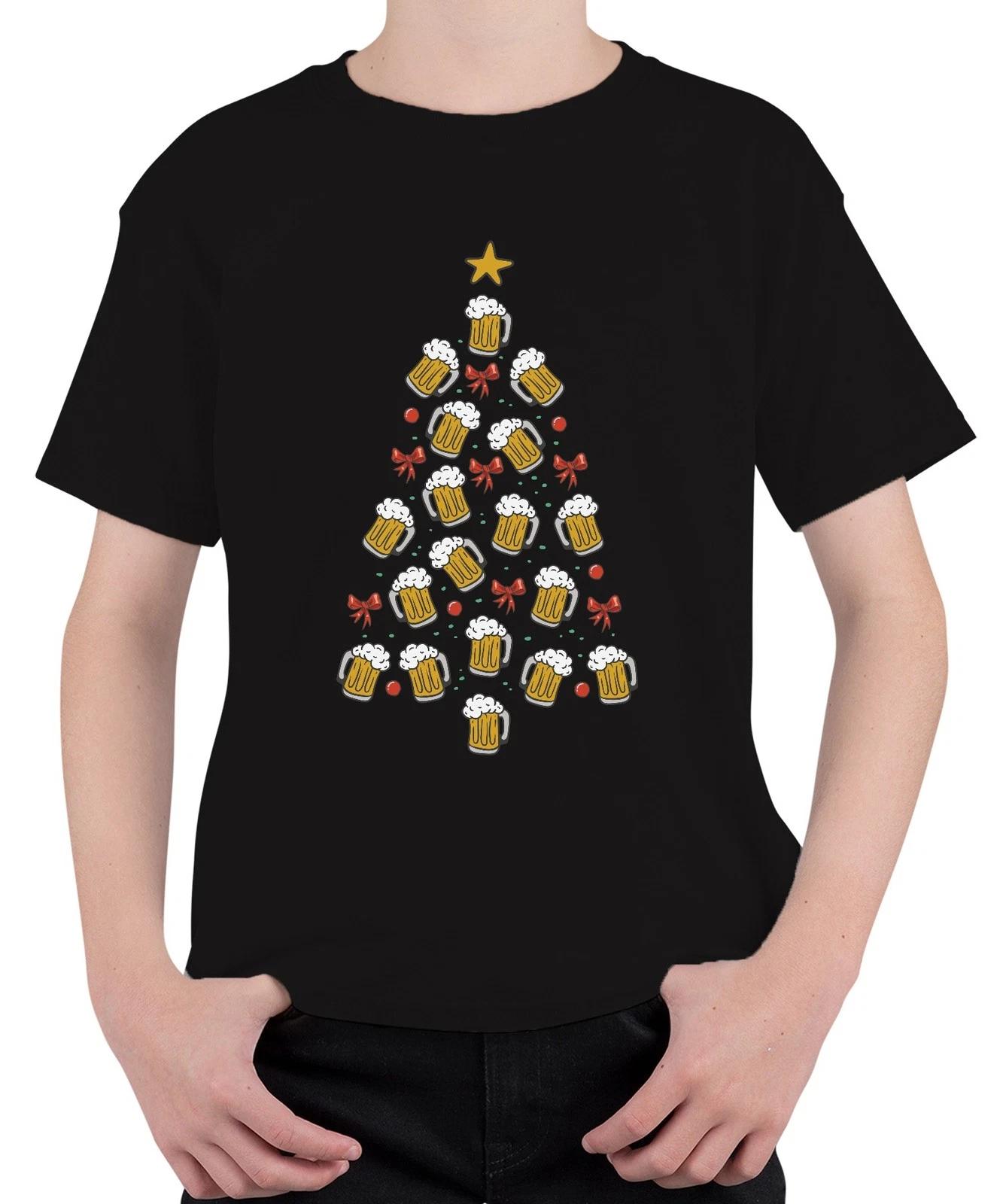 Bier Weihnachtsbaum Lustig - Weihnachten Weihnachtsgeschenk Christmas Unisex Kin XXXL