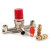 Double Outlet Tube Alloy Air Compressor Switch Pressure Regulator Valve Fit Part