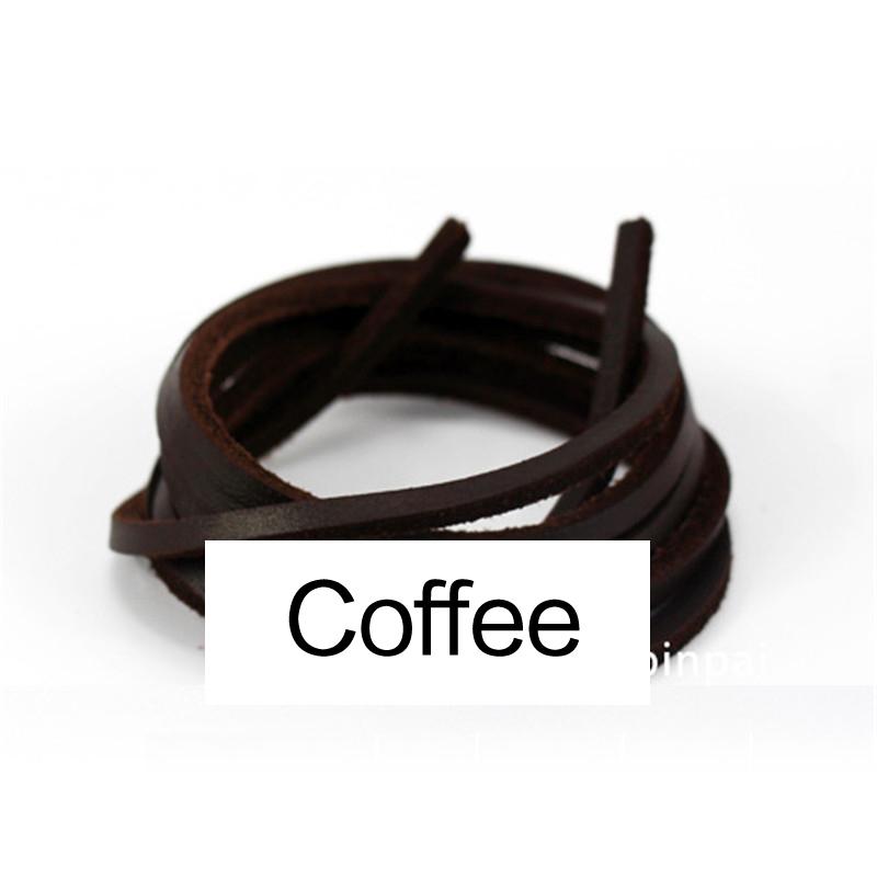 80cm-180cm Genuine Leather shoelaces 1 Pair Of Rawhide Leather Shoelaces Shoestrings Boot Shoe Laces wholesale drop shipping