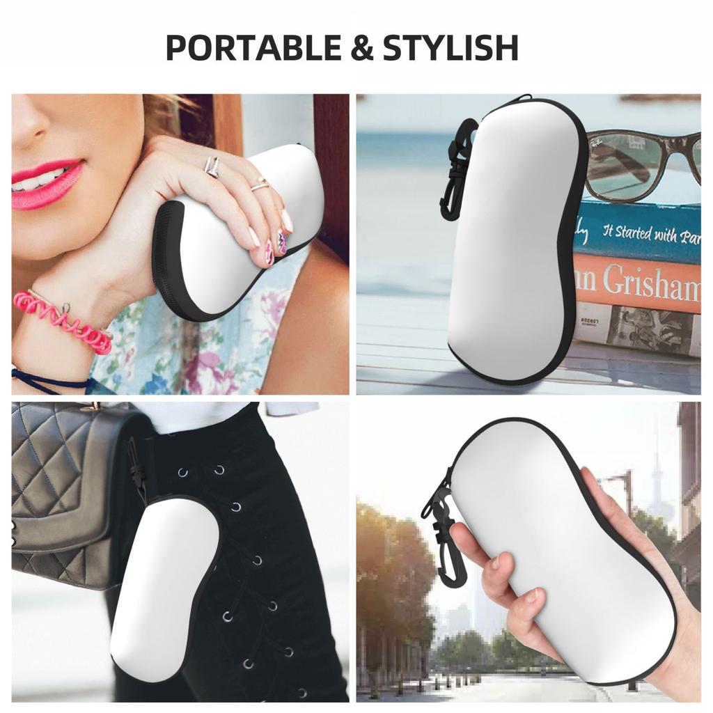 Charlie Kirk Glasses Case Cover Zipper Sunglasses Pouch Men Women Daily Glasses Box Vintage Eyewear Organizer