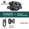 4-Channel 360° Dash Cam for Cars – WiFi APP, 1080P, 4 Camera Lenses, Rear View, Video DVR