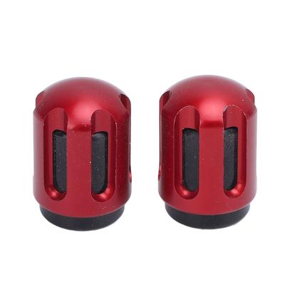 Pair of Motorcycle Tire Valve Stem Caps Aluminium Alloy Airtight Tire Air Caps Replacement for