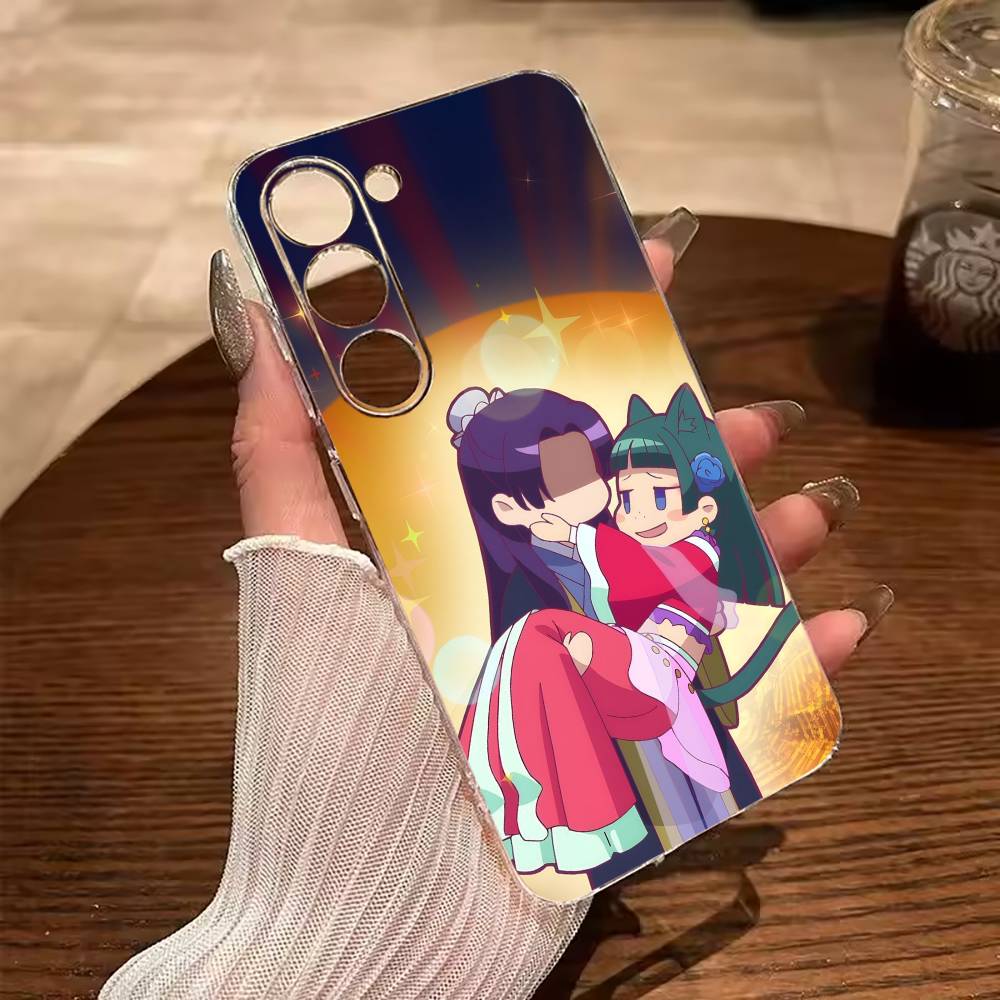 

The Apothecary Diaries-Maomao-Jinshi Clear Soft Silicone Phone Case for Samsung Galaxy A71, A70, A52, A51, A40, A30 Samsung a12