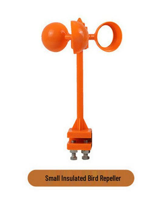 Solar-Powered Bird Repellent: Reflective Pinwheel with Smart Voice and Anti-Bird Spikes for Outdoor Use