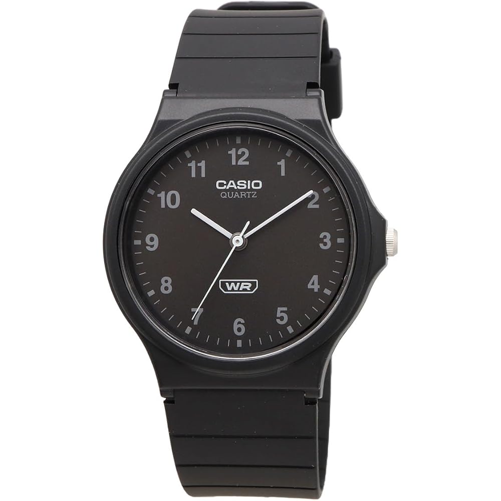 Casio Chupacasi MQ-24B-1B Unisex Analog Watch Biomass Plastic Band Black
