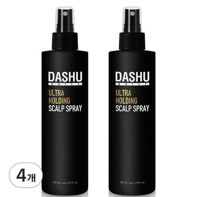 Ultra Holding Scalp Hair Loss Symptom Relief Hair Spray, 200ml, 4 Pieces