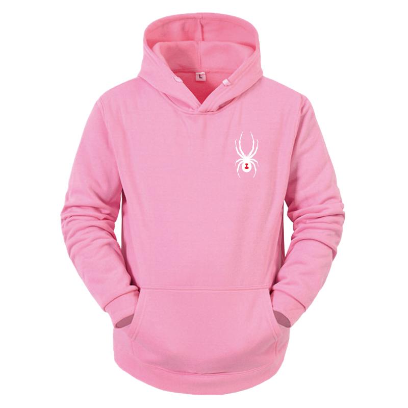 New Autumn And Winter Spider Print Hoodie Men's Casual Hoodie Fashionable Harajuku Unisex Outdoor Sports Street Pullover