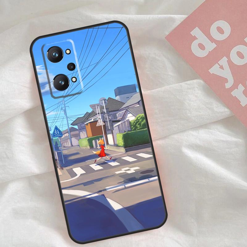 Manga Anime Street Case For Realme C75 C63 C61 C65 C67 C55 C51 C53 C35 C71 15 11 12 13 14 Pro Plus GT6 GT7 Pro