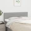vidaXL Headboards Light Grey 144x5x78/88 Cm Fabric