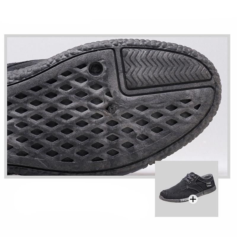 MarryDay Pánské Boty Denim Krajka Ležérní Pánské Boty Plimsolly Prodyšná Pánská obuv Boty