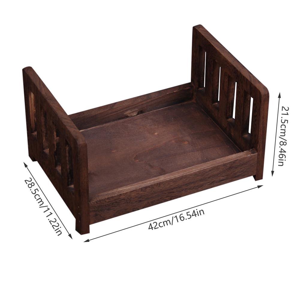 small wooden cot