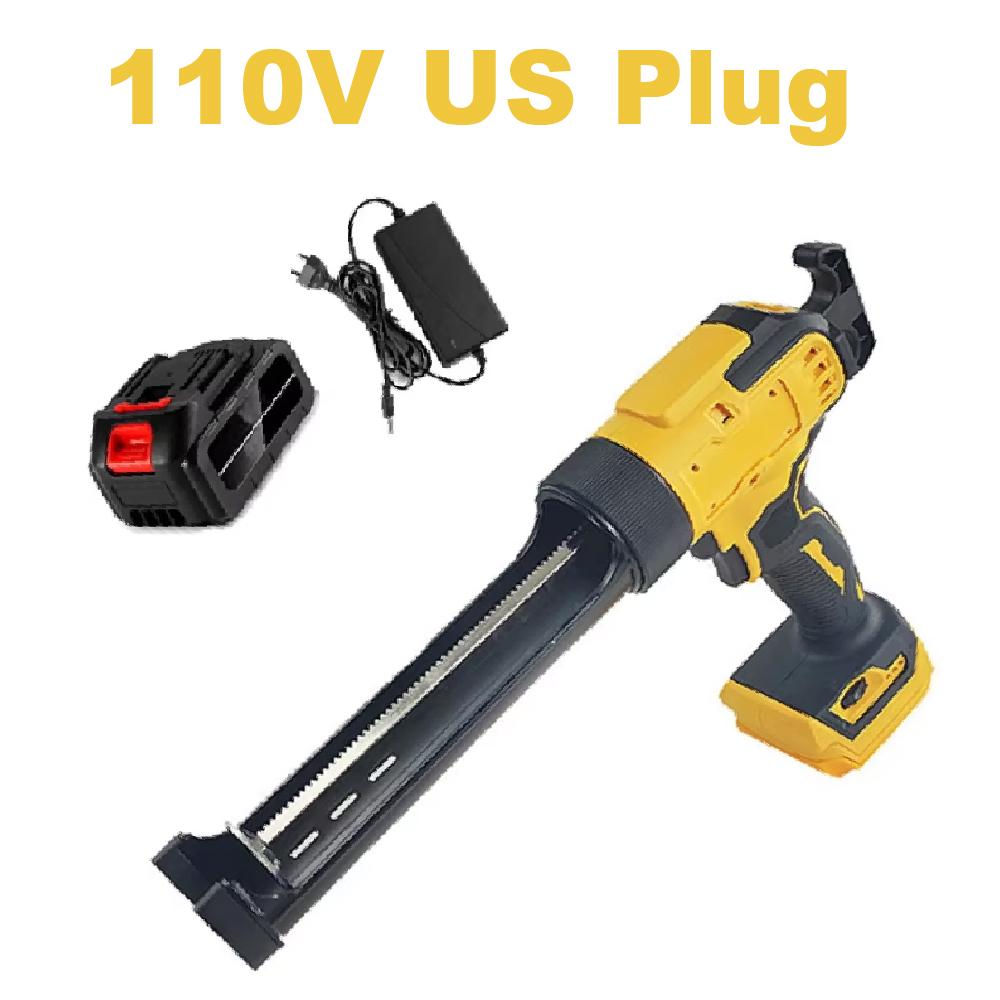 

For Dewalt 20V Battery Cordless Caulking Gun 6 Adjustable Speeds Wireless Glass Electric Silicone Gun with LED Light and Battery