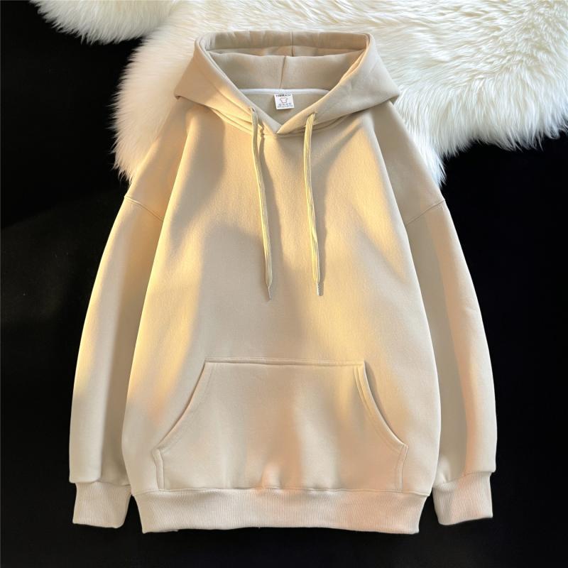 Pánská tmavě zelená oversized fleecová mikina s kapucí - Podzimní/Zimní ležérní styl