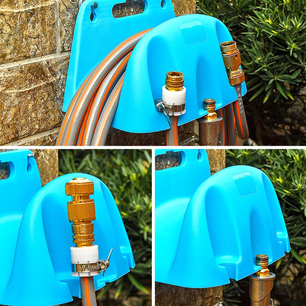 2025 New Wall Mount Hose Bracket Garden Hose Pleochroic Pipe Reel Water Hose Holder Support Storage Bracket For Hose F9U0