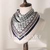 100% silk scarf small square scarf, versatile summer versatile high-end mulberry silk fashion sun-protection neck-tie small scarf