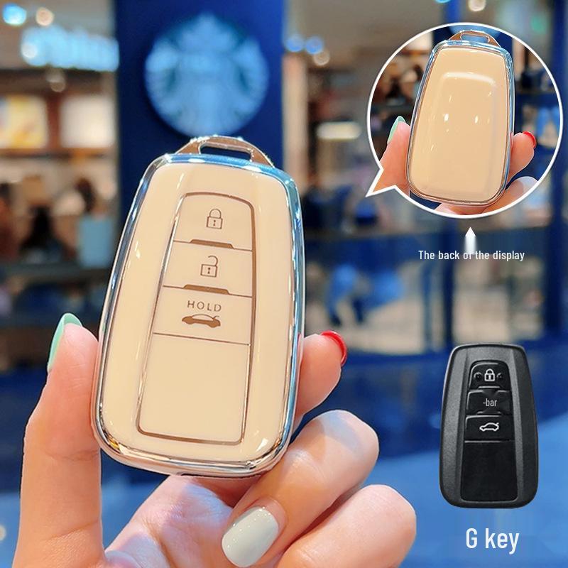 Toyota Key Cover for Camry, Corolla, RAV4, Land Cruiser, Avalon, and Viloran (Women's Edition).