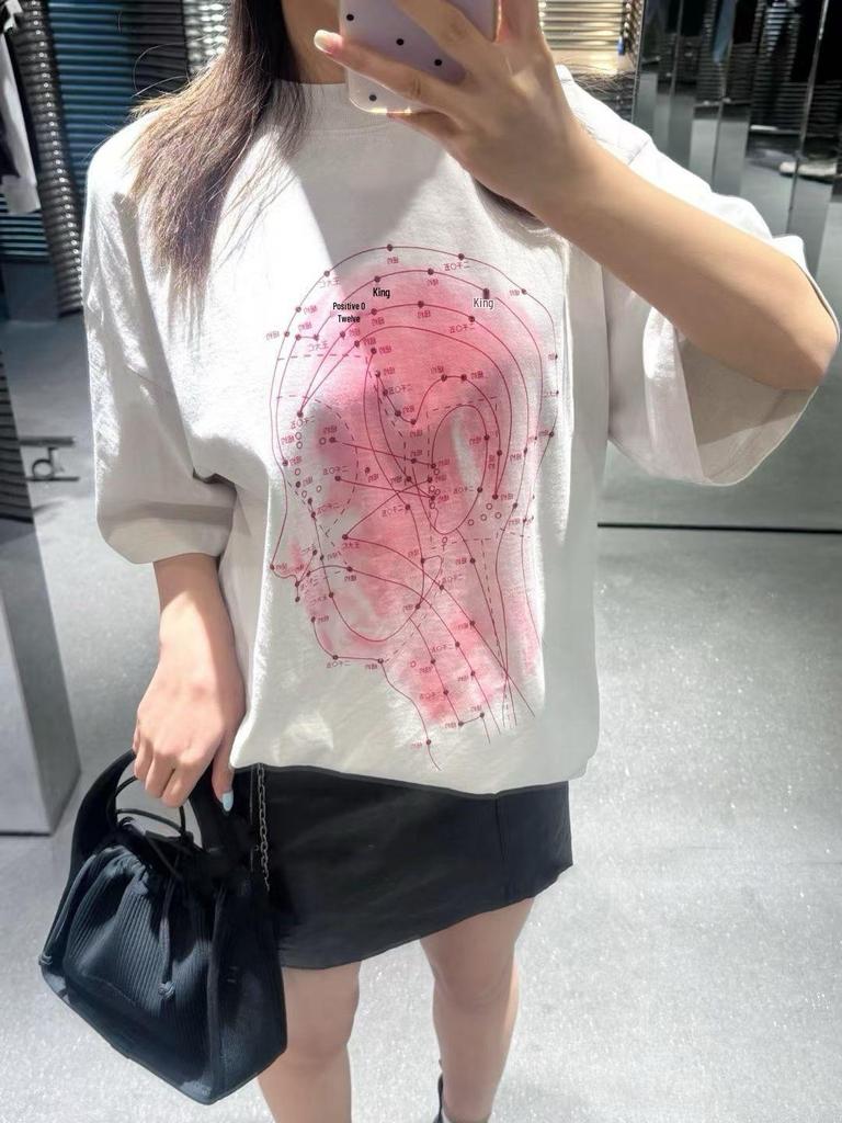 2026 Spring Unisex Trendy City Print Distressed Short Sleeve T-shirt