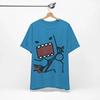 T-shirt Mode Emo Scene y2k - T-shirt Unisexe Guitare Électrique Domo Kun - Années 2000