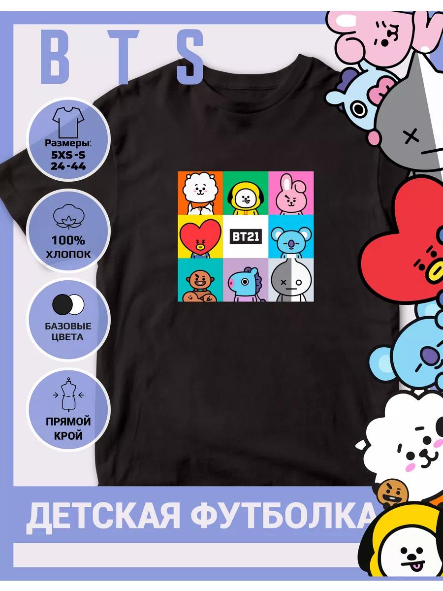 Детская футболка с принтом BTS - BTS XL