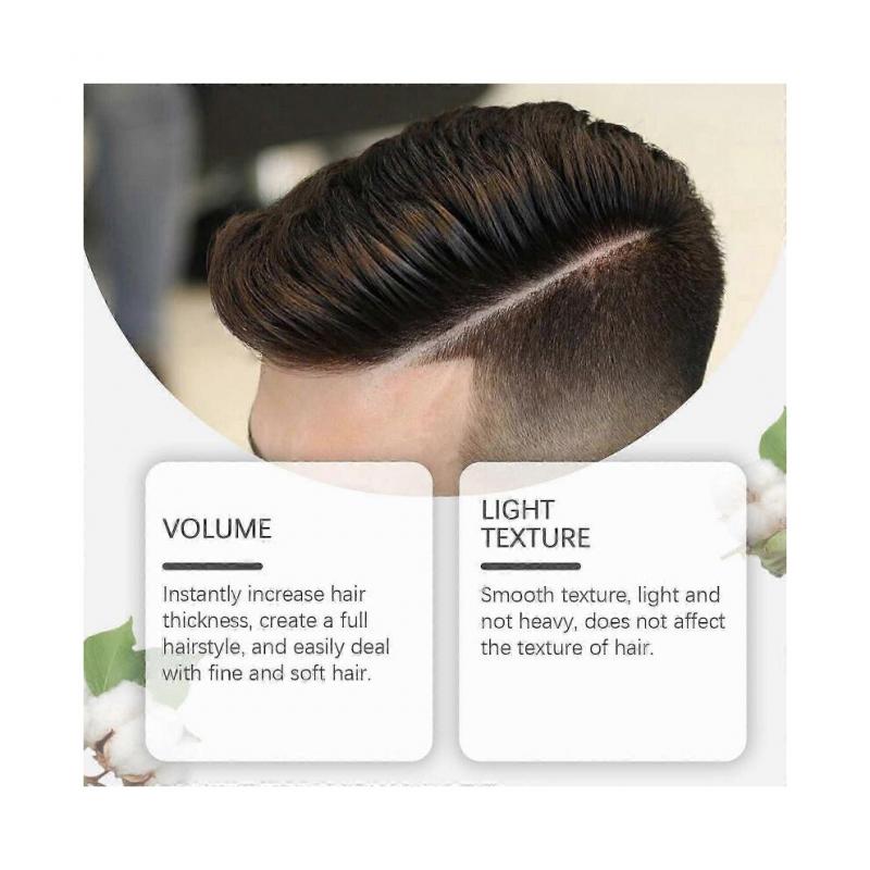 East Moon Men's Matte Shaping Powder Lazy Hair Styling Fluffy High Skull Top Refreshing Shaping Hairdressing