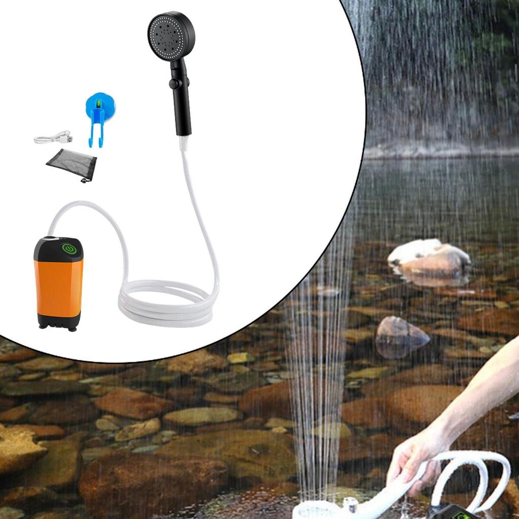 Camping Shower for Outdoor Use, Portable, with USB Charging Function And Various Spray Modes