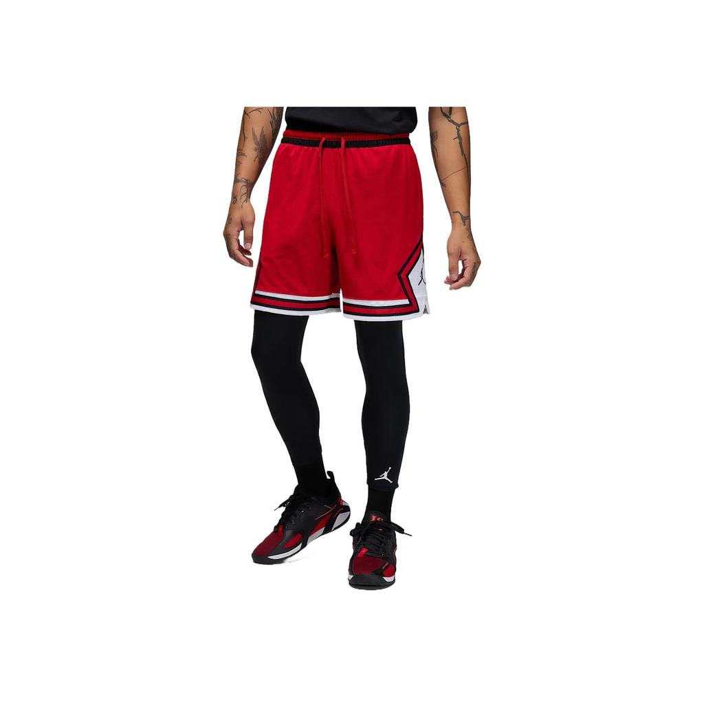 Jordan Sport Diamond Mesh Dri-Fit Shorts Red/Black/White Men Streetwear HF9910-687